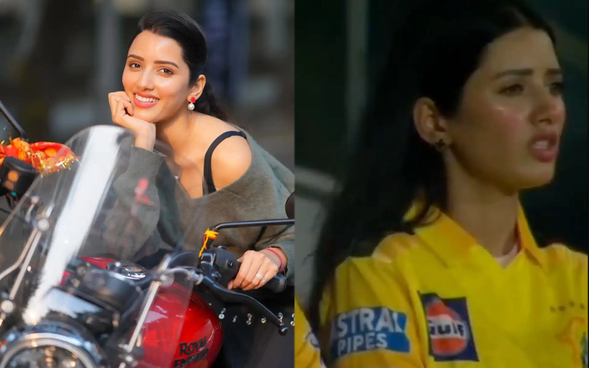 CSK's Beautiful Youtuber Fan Gets Frustarted With MS Dhoni's Boys After Mhatre Falls vs SRH